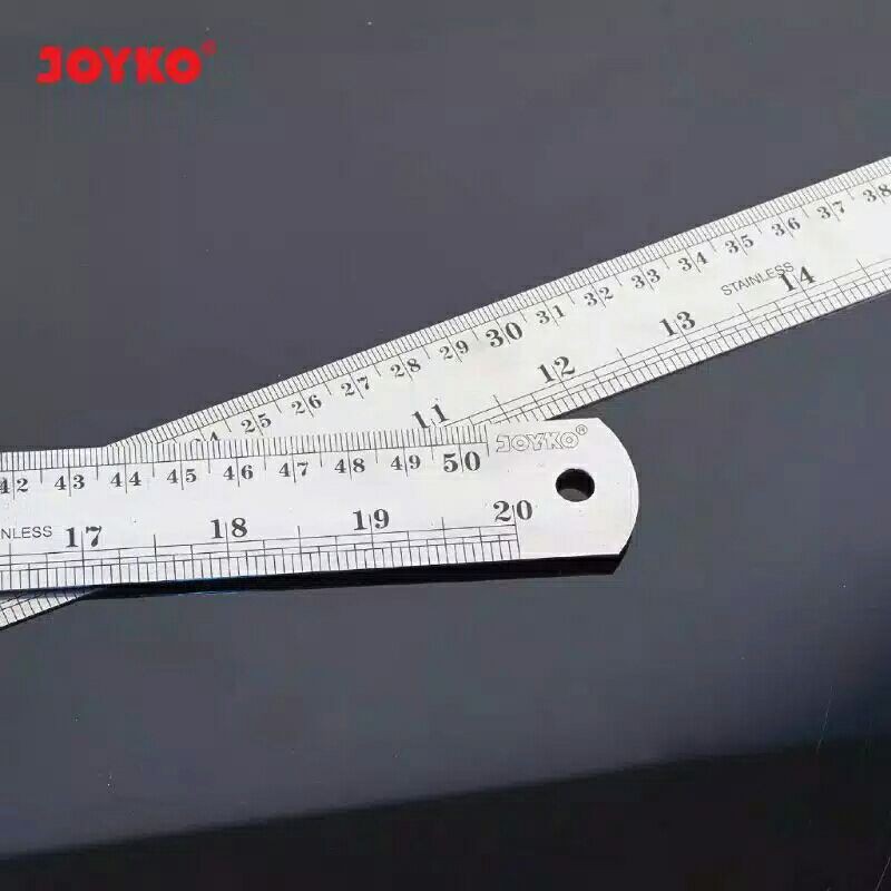 

Stainless Steel Ruler Penggaris Besi Joyko RL-ST50 50 cm