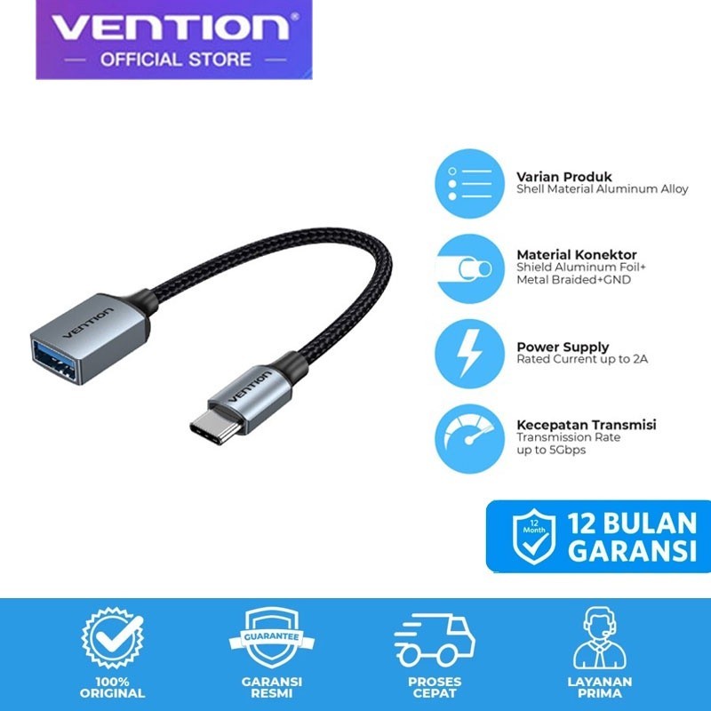 Kabel OTG Vention CCX Kabel OTG USB C to USB 3.0 Female Portable