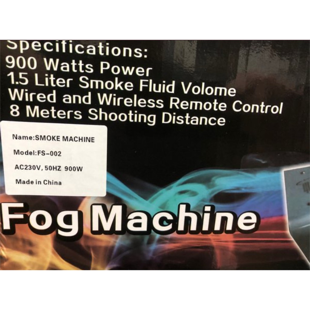 mesin FOG asap panggung FS-002 wireless