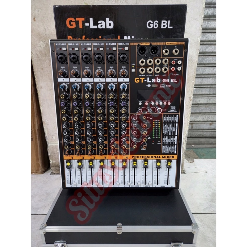 mixer rdw gt lab 6 original mixer rdw 6 channel mixer rdw gt lan g6 bl original