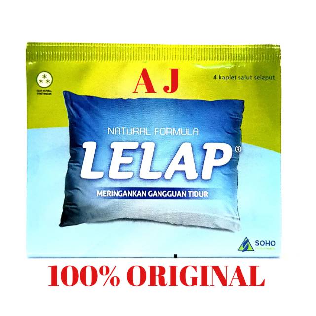 Natural Formula Lelap - Obat Meringankan Gangguan Tidur / Insomnia