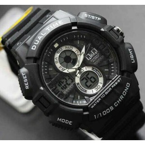 Jam Tangan Pria Sport QnQ QQ Q&Q GW81J Original GW81 Hitam Putih