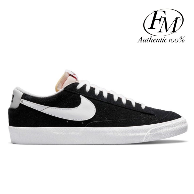 Nike Blazer Low 77 Vintage Suede Black White Original