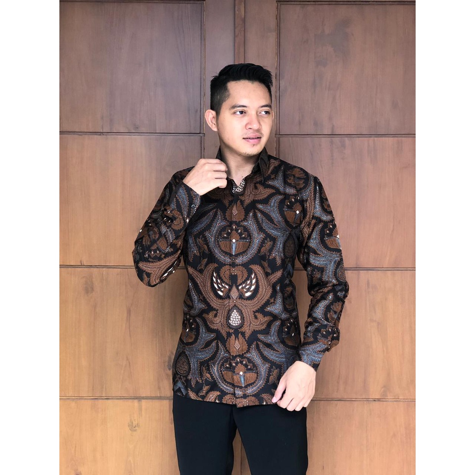 Darpa Hem Batik Premium Khas Solo Cowok Kain Katun High Quality Size Jumbo