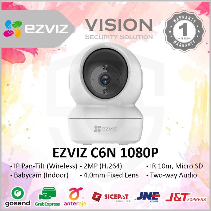 Babycam Cctv Ip Pt Ezviz By Hikvision 2Mp C6N Cs-Cv246 Two-Way Talk