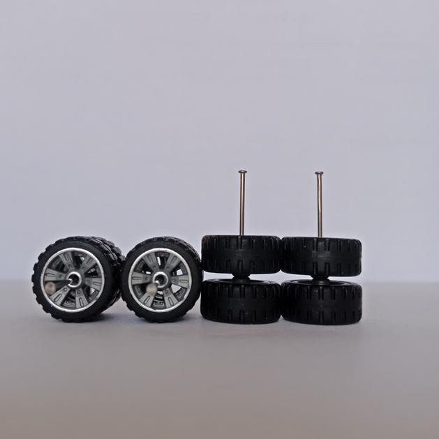 Terbaru-804  Ban Karet hotwheels Diecast uk 1:64 model spoke 6 Offroad 14-14