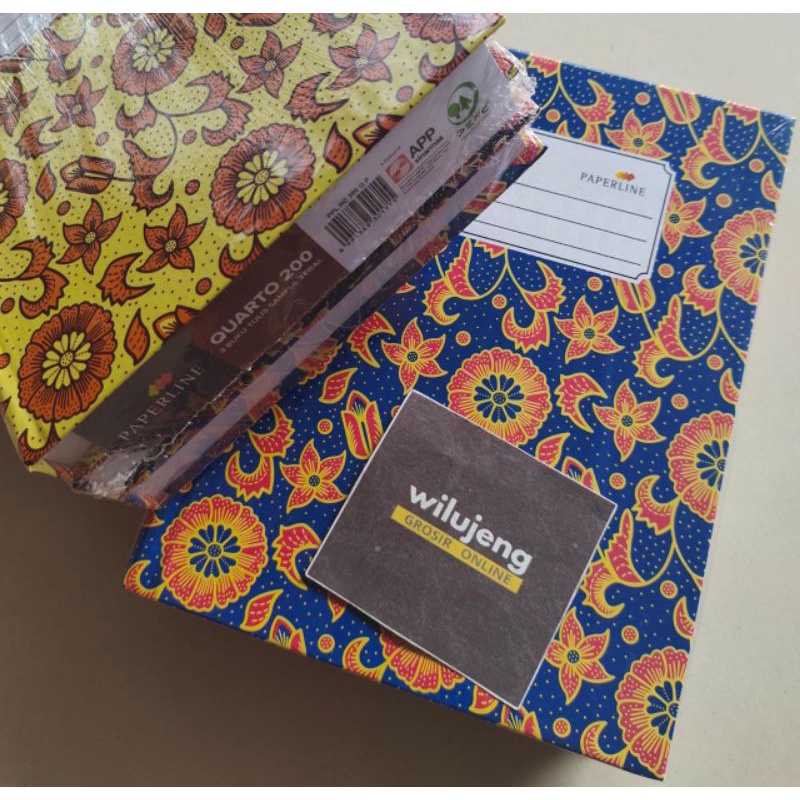 

Buku Hardcover Quarto 200 Lembar Paperline (pcs) (580gr)
