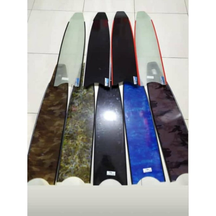 Long Fin Full Foot Leaderfins Pure Carbon 100%
