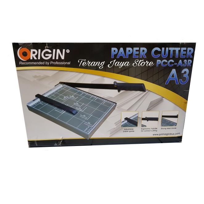 

Paper Cutter Origin A3/Pemotong Kertas A3 (PCC-A3R) (Hitam)