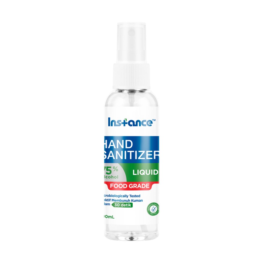 Instance Hand Sanitizer Spray/Liquid 100 mL Botol 1 DUS ISI 24 PCS