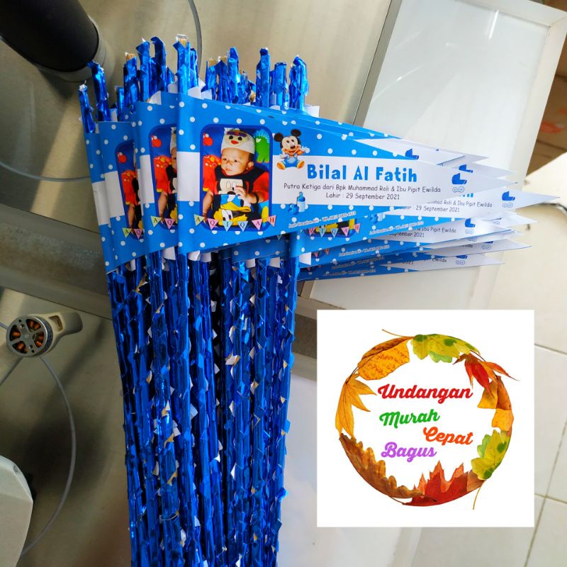 Bendera Aqiqah Khas Palembang