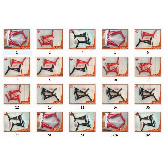 pqd-021 SAYAP DEPAN SUPRA X 125 F1 / SAYAP SUPRA X 125 FI / SAYAP KANAN KIRI SUPRA X 125 ✰