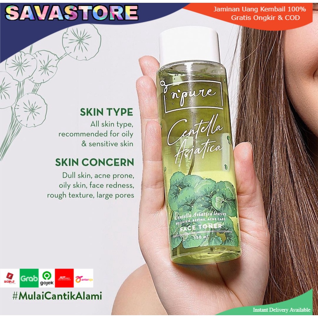 NPURE Centella Asiatica Face Toner (Cica Series) ORIGINAL [TESTER]