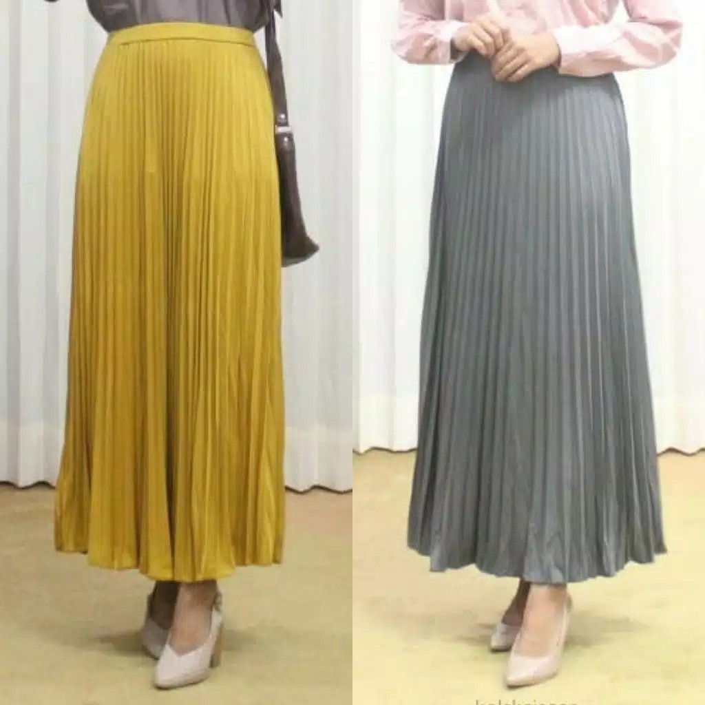 inma Fashion - Rok plisket panjang / Rok plisket premium