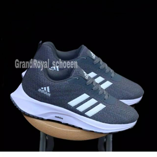 PGS PREMIUM Sepatu Sneakers Adidas Neo Zoom Gravity Running Olahraga Navy Merah Hitam Pria Wanita