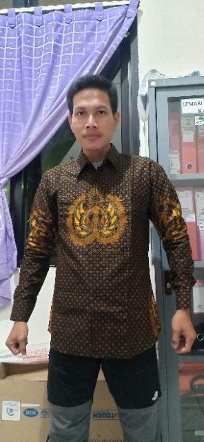 Gurdo Truntum Kemeja Batik Pria Lapis Furing Katun Primisima Batik Solo Batik Klasik Teruntum