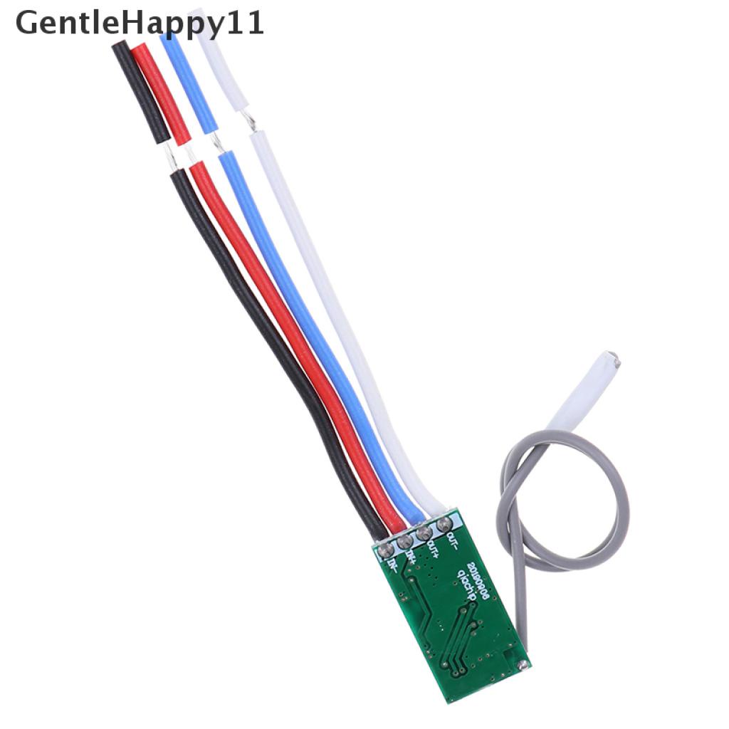 Gentlehappy Modul relay receiver RF 1CH 433Mhz Untuk remote control wireless