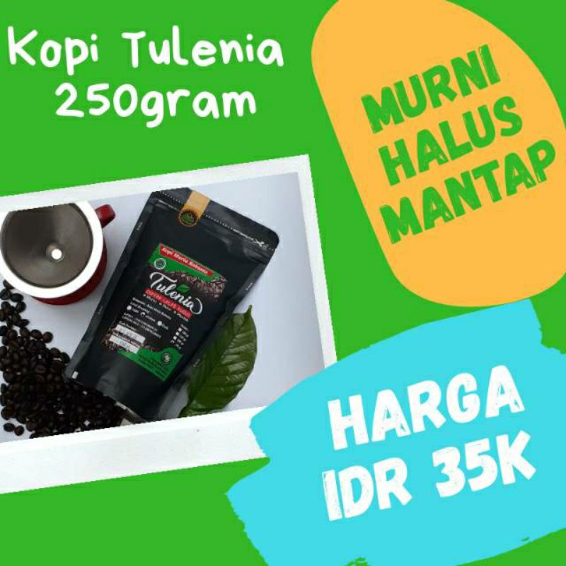 

Kopi Hitam Muria Tulenia Kopi Lelet Kudus 250gram