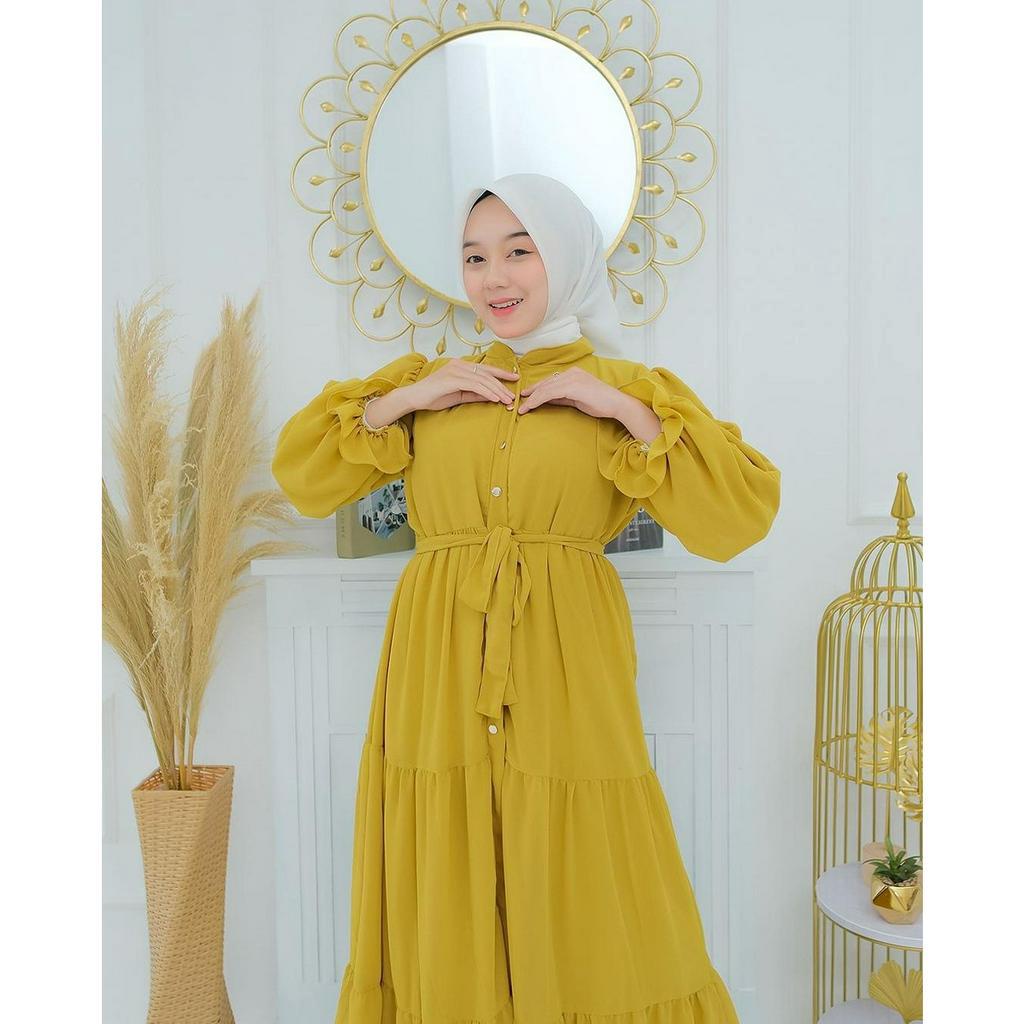 LIMITED - MARYAM DRESS GAMIS ELEGAN WANITA CERUTY BABYDOLL PREMIUM
