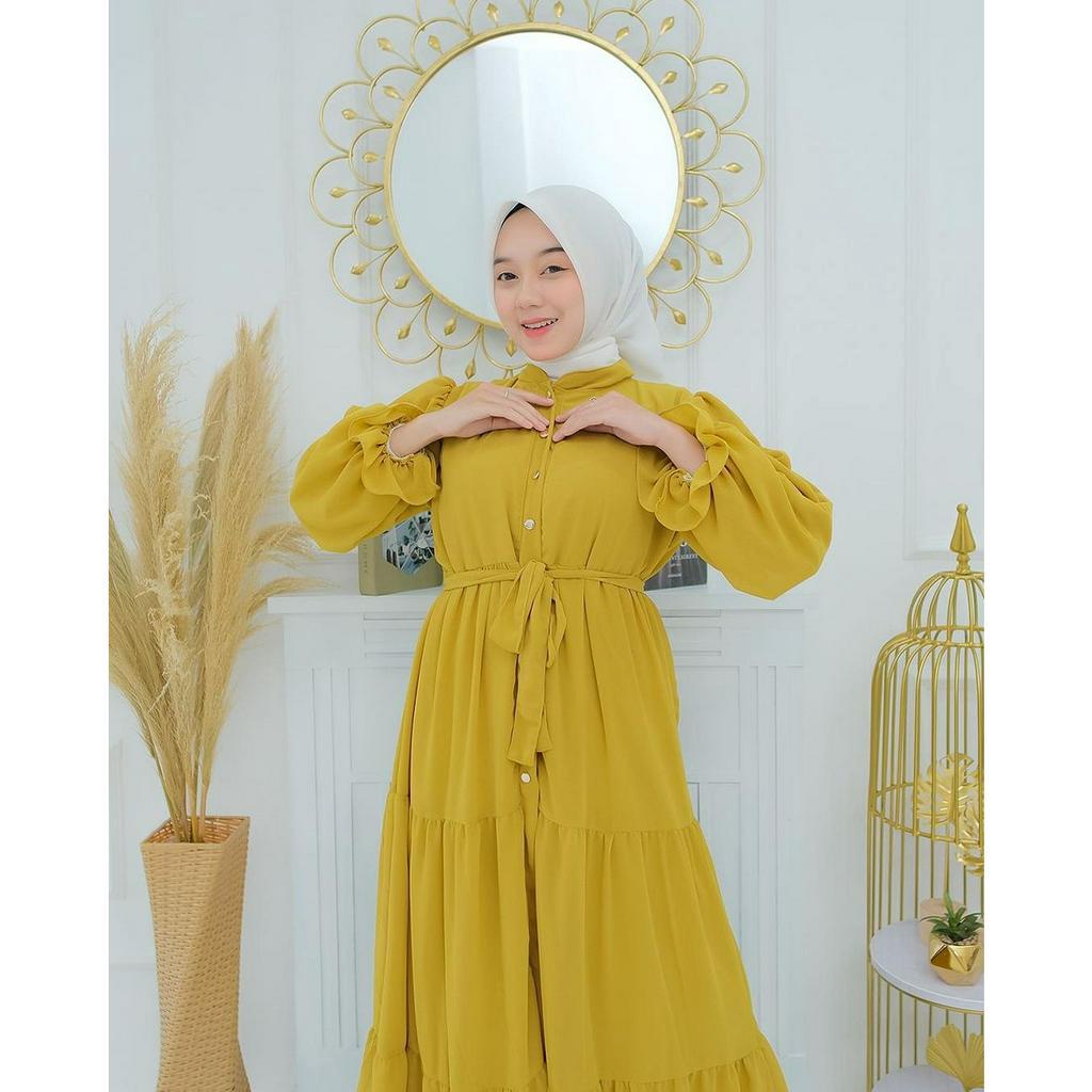 LIMITED - MARYAM DRESS GAMIS ELEGAN WANITA CERUTY BABYDOLL PREMIUM