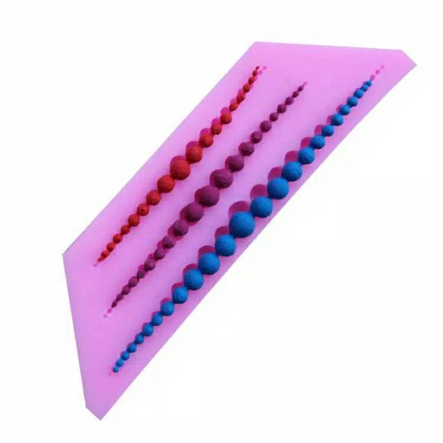 Cetakan fondant mutiara/ mold silikon pearl