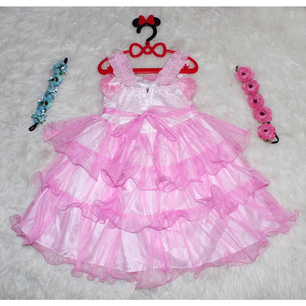 Dress Kids Norin/Baju Princess Anak - Anak 3-5 Tahun/Impor/Baju Santai