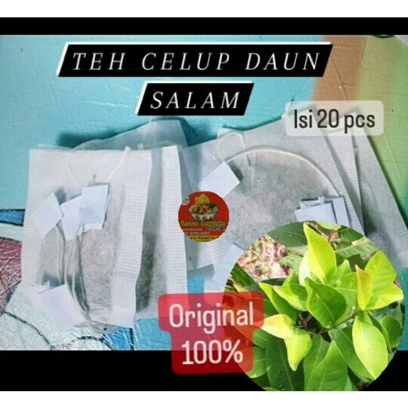 

Teh daun salam isi 20 , teh celup Daun salam
