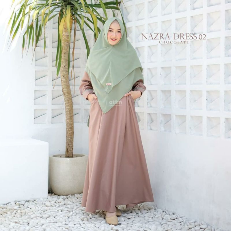 NAZRA SYARI PLUS KHIMAR CERUTY UKURAN M - L - XL - XXL - XXXL - 4XL GAMIS BUSUI POLOS SET MURAH KEKINIAN TERLARIS GAMIS TERMURAH PREMIUM ORIGINAL MAXY DRESS FASHION MUSLIM HITS MAXI DRESS GAMIS SERAGAM PESTA KONDANGAN GAMIS REMAJA BAJU GAMIS JUMBO