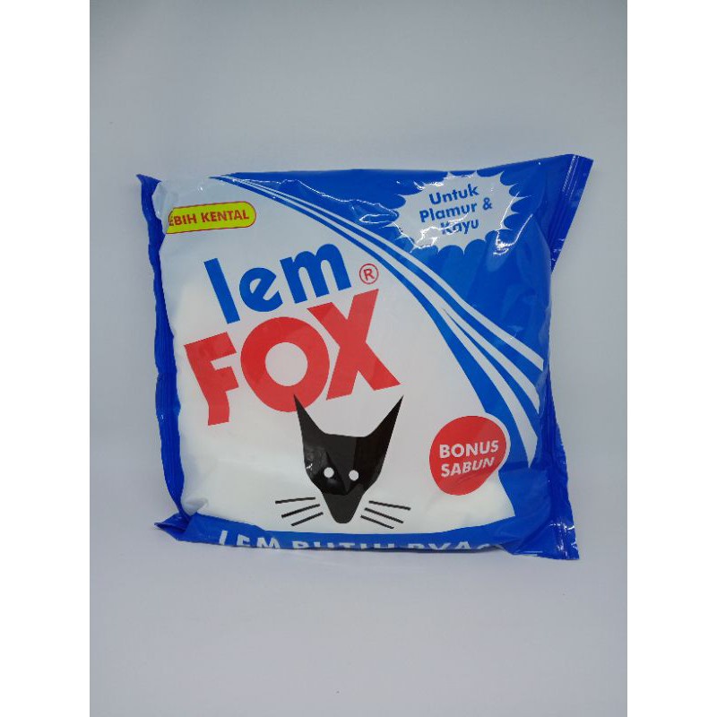 

Lem Fox Putih 600gr / Lem Putih PVAc untuk Plamur Kayu 600gram