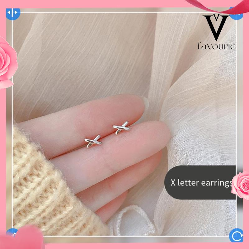 [COD]18K Emas anting korea Anting Tusuk untuk Wanita Aksesoris Fashion-FA