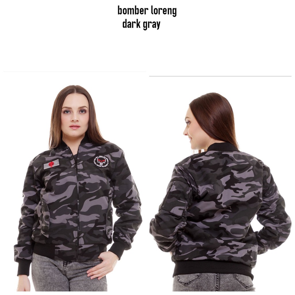 JAKET BOMBER WANITA LORENG