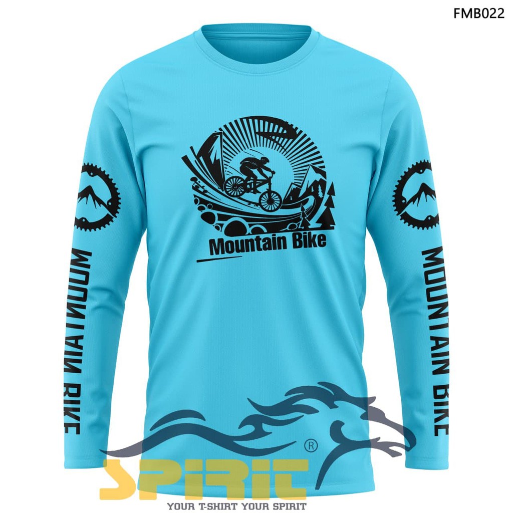 Baju kaos Sepeda Lipat Gunung Panjang Pria Distro Montain Bike Jumbo