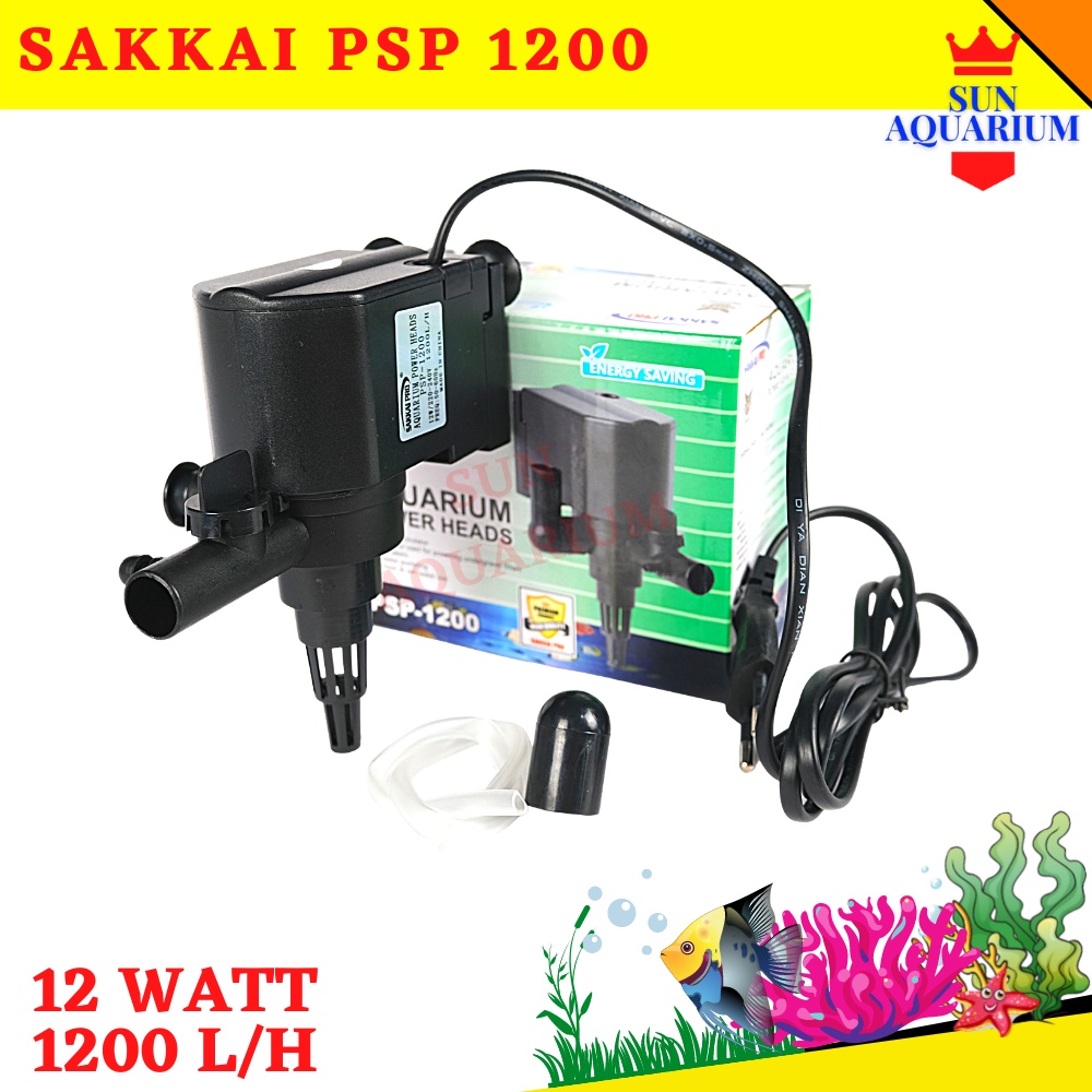 Water Pump Aquarium Pompa Air Sakkai Pro PSP 1200