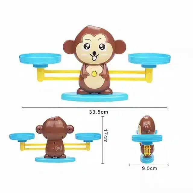 Mainan Edukasi Anak Balance Monkey atau Mainan Monyet Monkey Balance