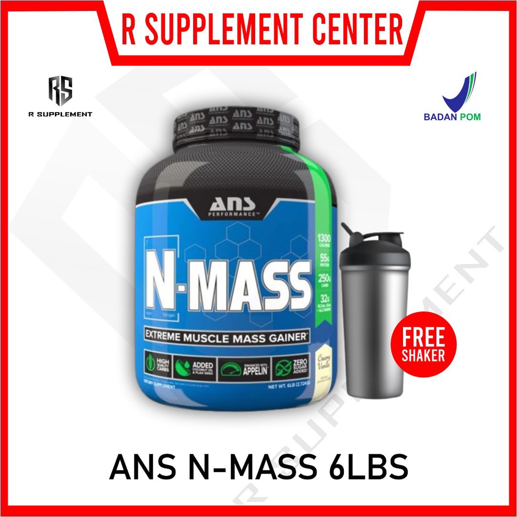 ANS N MASS N-Mass 6lbs lb Weight Gainer nmass weightgainer