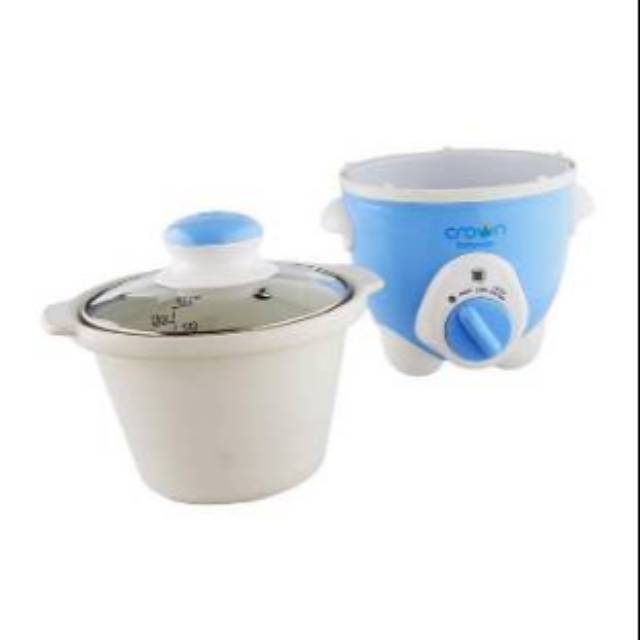 CROWN Electric crockery pot/Alat Masak Makanan Bayi