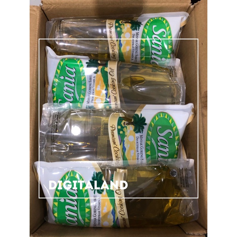 

Sania Minyak Goreng Premium 1L Cooking Oil Pouch Refill 1 Liter
