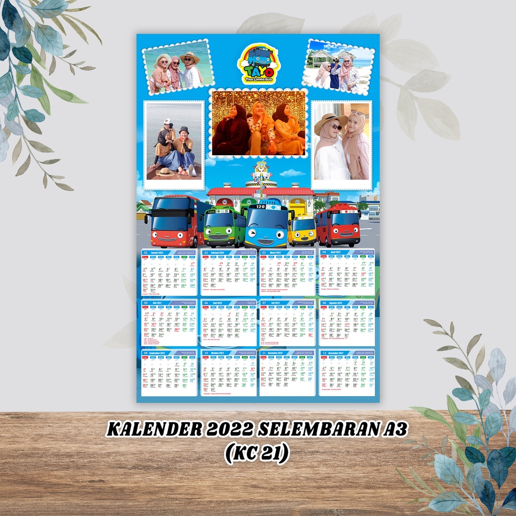 (COD) KALENDER CUSTOM 2022 MURAH KARAKTER DORAEMON, HELLO KITTY, TAYO, SPIDERMAN, MARSHA TERBARU, SUDAH TINGGAL PASANG BAHAN KERTAS ANTI AIR CETAKAN TAJAM, WELCOME RESELLER DAN DROPSHIPER