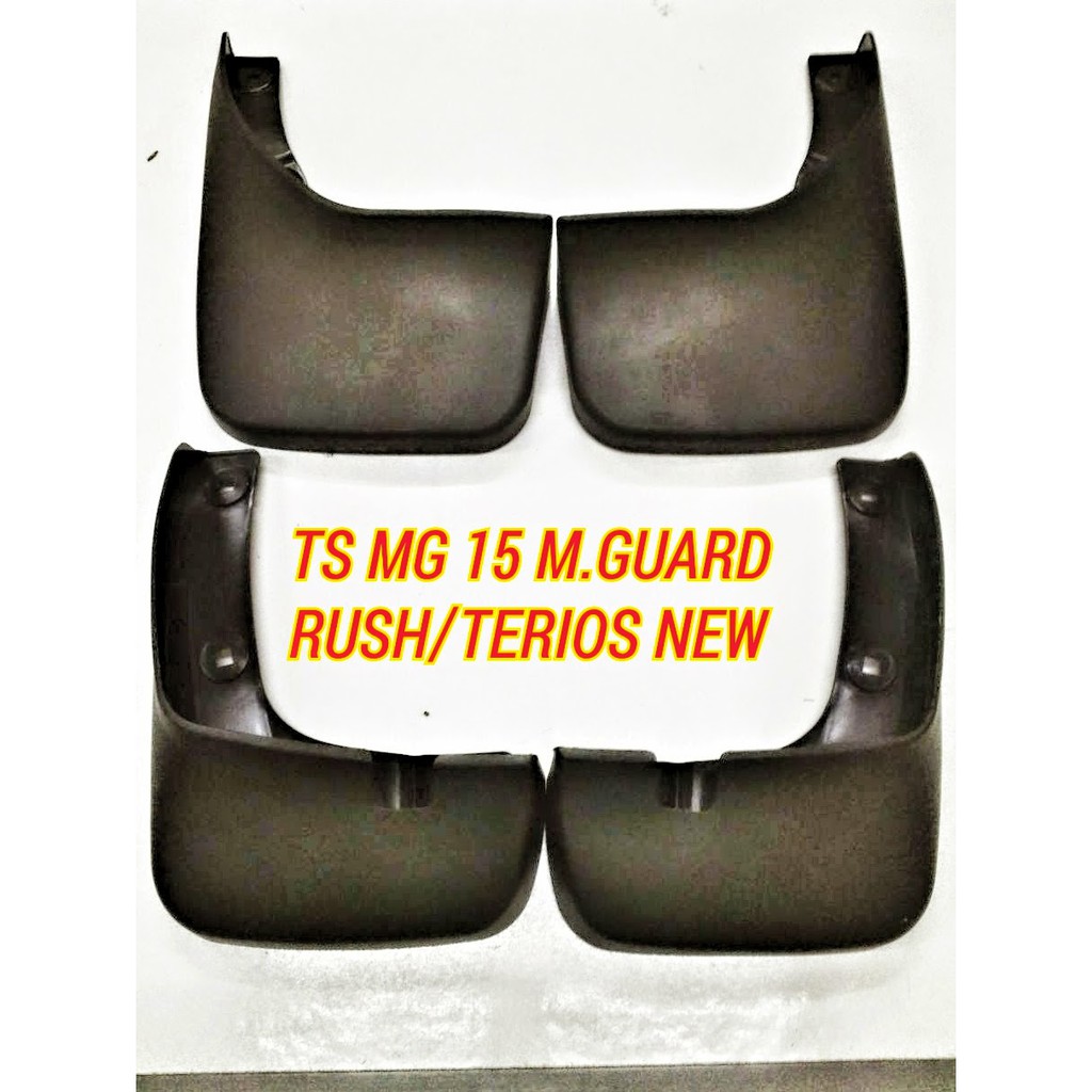 Mud Guard Karpet Lumpur DAIHATSU TOYOTA RUSH NEW 2008 - 2012 PLASTIK