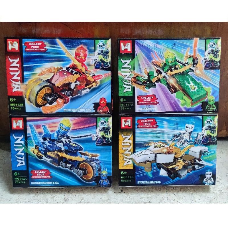 Lego Ninjago Ninja Go Movie Gold Kendaraan Motor SY 781 SY781 (4 Box)