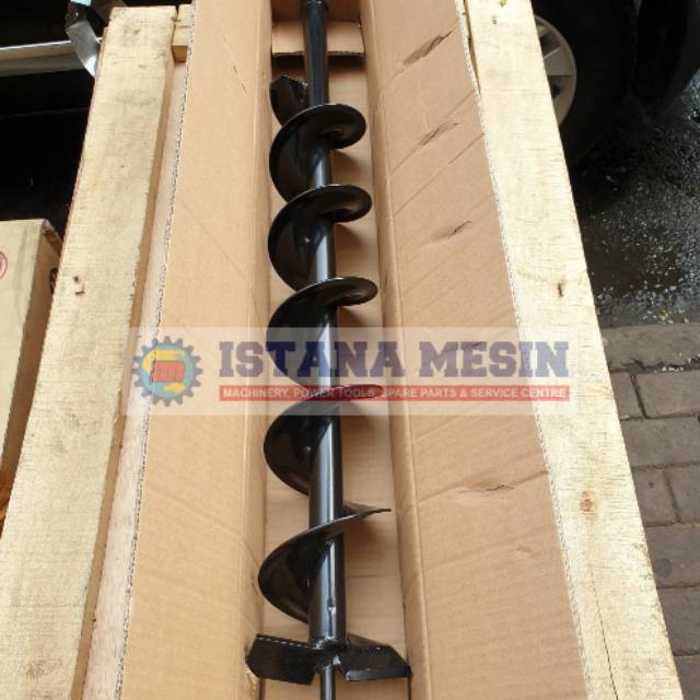 MATA BOR TANAH MESIN 4" EARTH AUGER 100MM MATA BOR TANAH