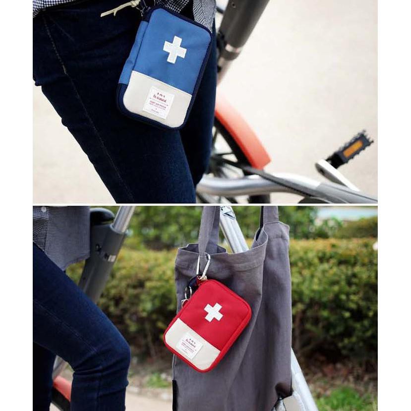 Tas P3K First Aid Kit Bag Tempat Obat Peralatan Organized P3K Mini