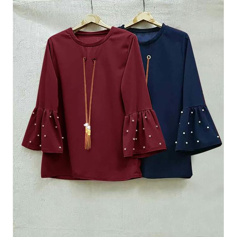 Bismillah . . . Blouse Aulia Baju Atasan Wanita 0151 Riz Tunik Terlaris