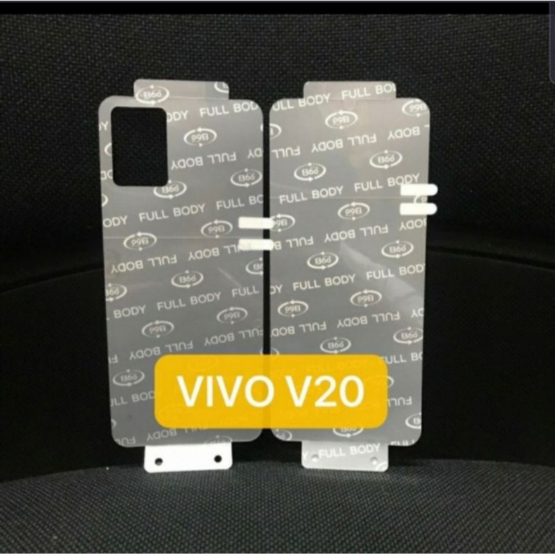 For Vivo V20 New / V20 Se New Anti Gores Screen Protector Hydrogel D/B Full Cover