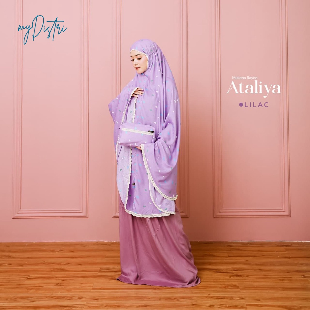 MUKENA DEWASA RAYON - MUKENA DEWASA - MUKENA RAYON - MUKENA 2 IN 1 - MUKENA MOTIF ATALIYA myDistri