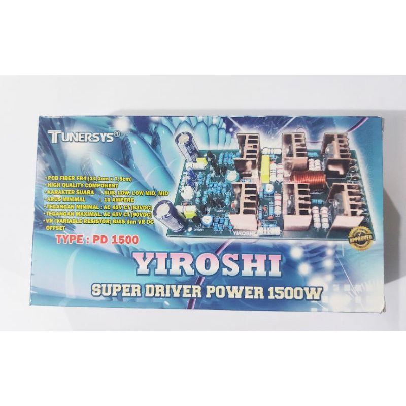 Kit driver Power YIROSHI Super Driver Power 1500W Tunersys