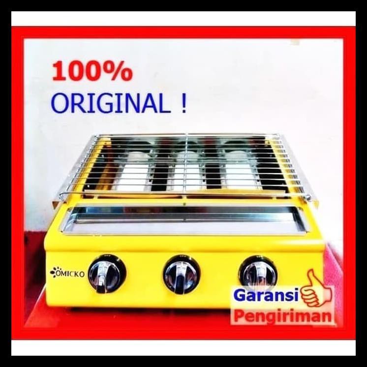 Kompor Sosis Sate 3 Tungku Omicko