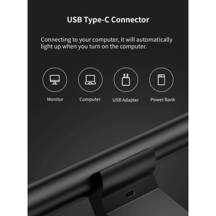 Xp37 Xiaomi Mijia Hanging Lamp Desk Lamp Lampu Monitor Komputer