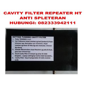FILTER CAVITY RPU REPEATER VHF UHF 2 m TANPA SPLETER Bagus