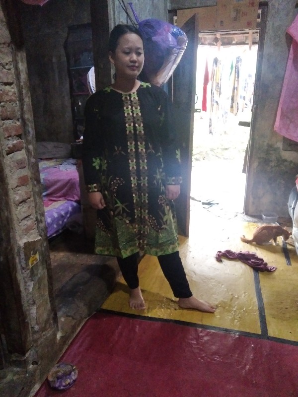 Benang Raja Tunik Batik Wanita Lengan Panjang Ukuran M L Xl